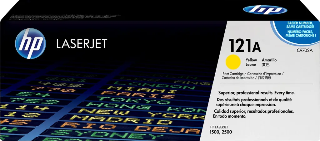 HP 121A Giallo Originale C9702A | Toner LaserJet per Stampe Vivide