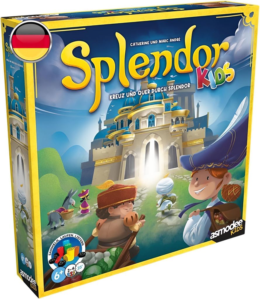 Splendor Kids Kinderspiel – Essen verteilen im Königreich