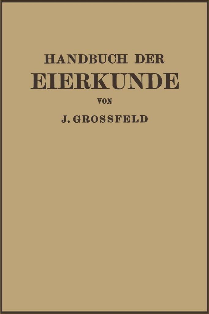 Handbuch der Eierkunde