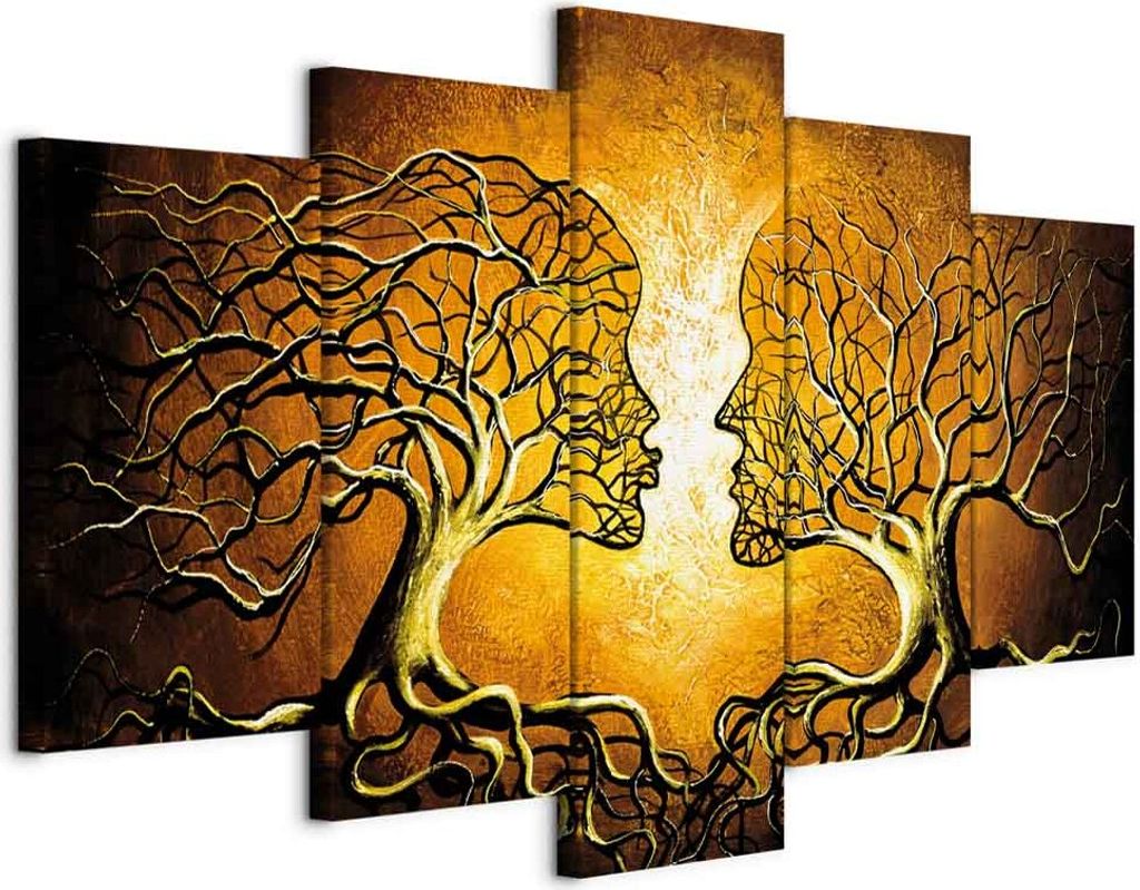 Vlies Leinwandbild - Song of Love 200x100 cm Abstrakt b-A-0341-b-m