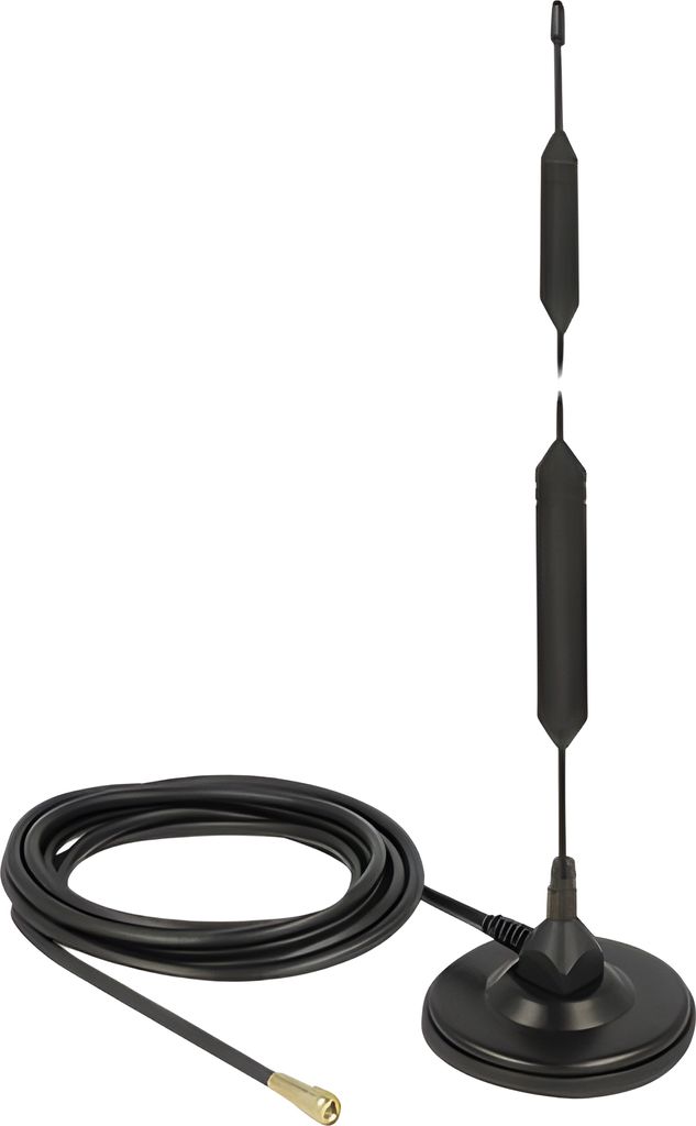 DELOCK GSM-Antenne SMA 5,0dBi Standfuß magnetisch out