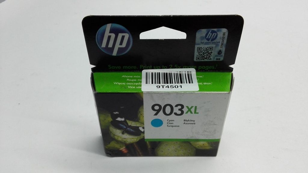 HP 903XL Cyan Original Tintenpatrone mit hoher Reichweite, Produktbild 