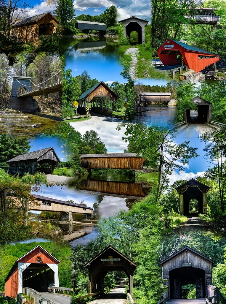 Puzzle 1000 pièces robuste Ponts Nouvelle-Angleterre : fini les manques