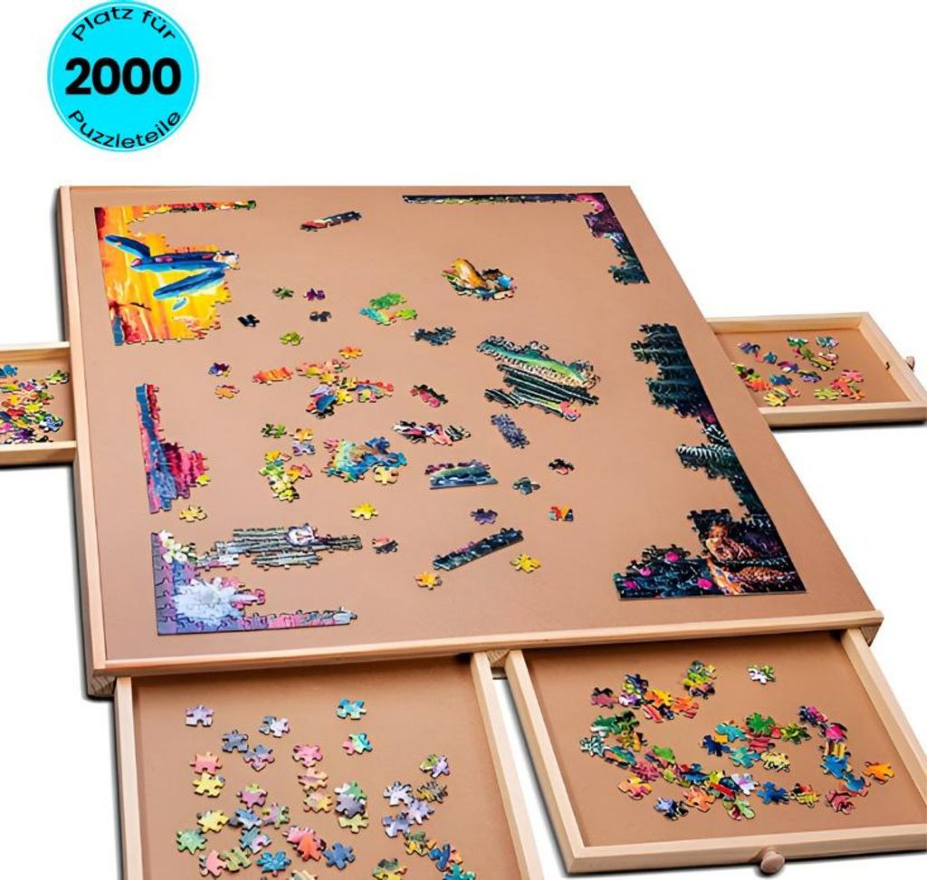 PiecePro Puzzlebrett für 2000 Teile mit 6 Schubladen – Produktbild 