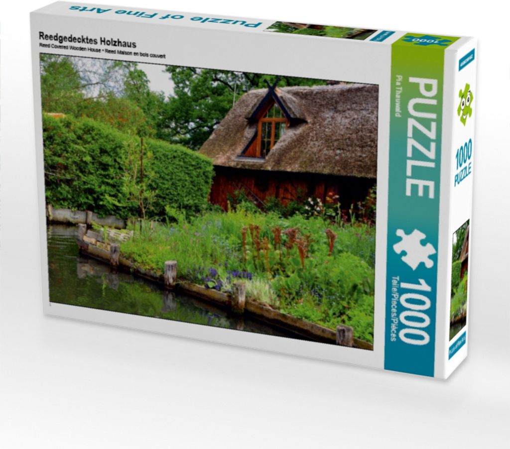 Calvendo Reedgedecktes Holzhaus 1000 Teile Puzzle quer 640x480mm, Thauwald Pia; 7326772