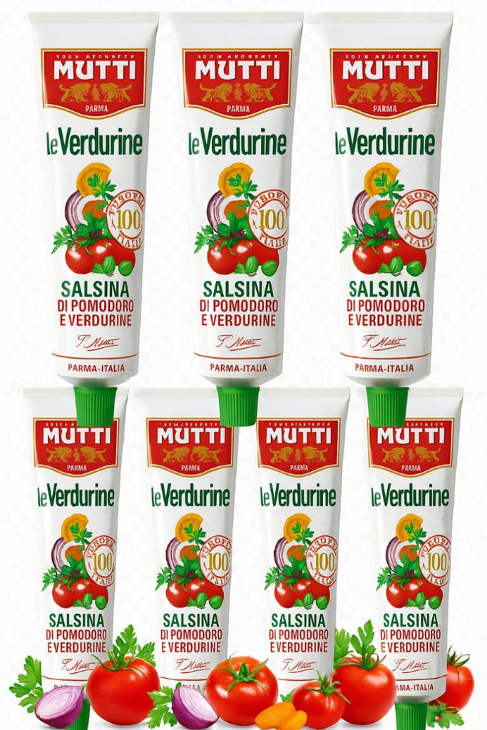 Concentré de tomates aux légumes Le Verdurine 130 g x 7 - Image du produit 
