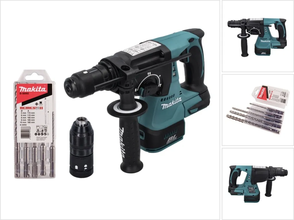 Perforateur Burineur 2.0J Makita DHR243Z SDS+ Brushless avec Accessoires