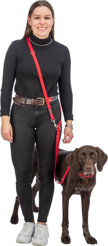 TRIXIE Premium Verlängerungsleine - rot - 2,00 m/25 mm Produktbild 