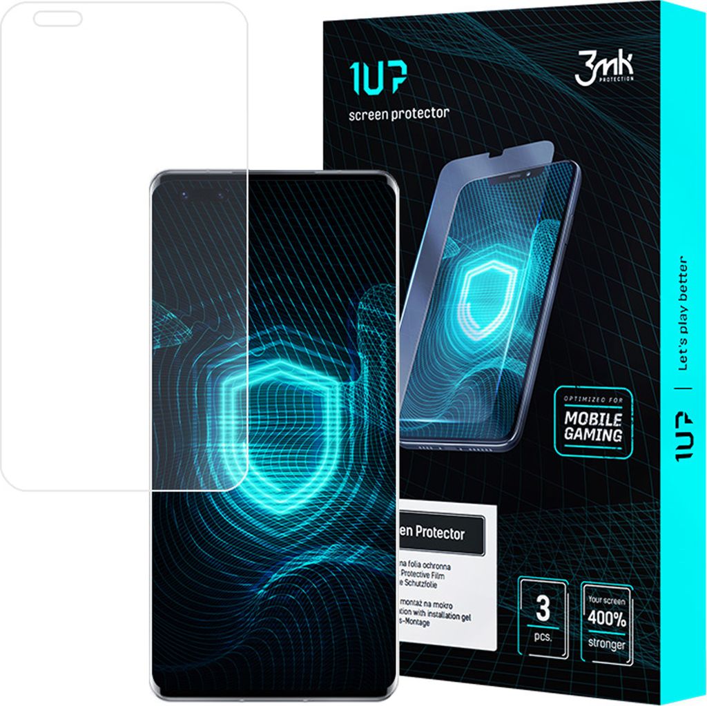 3mk Display Schutzfolie 1UP für Huawei Mate 40 Pro+ 5G transparent Gaming (3 Stück)