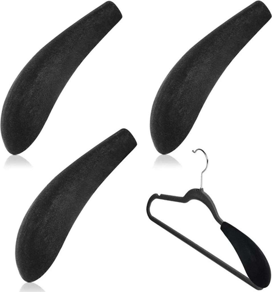 INF Set di 4 spalline in velluto antiscivolo per Immagine del prodotto 
