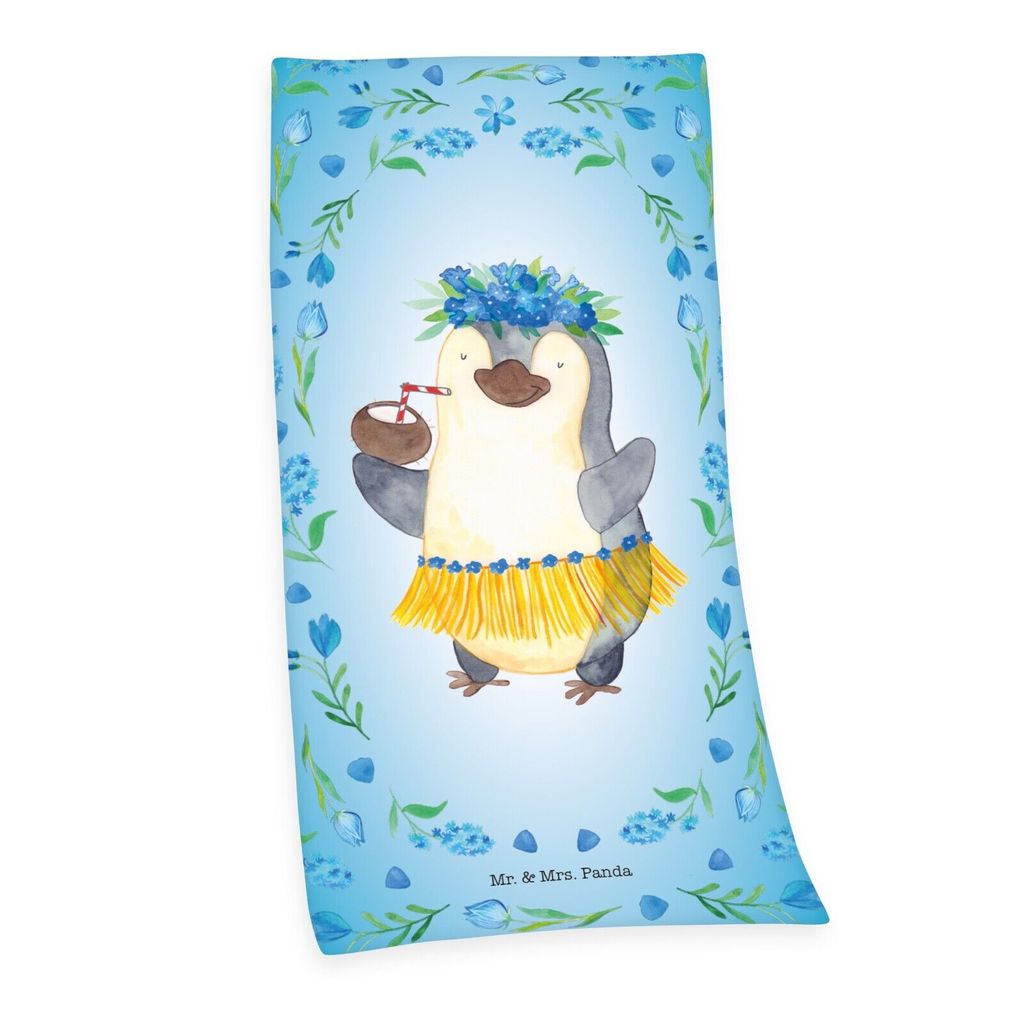 Mr. & Mrs. Panda Badetuch / Strandtuch / Handtuch, 100% Baumwolle ( Velours ), 75x150 cm