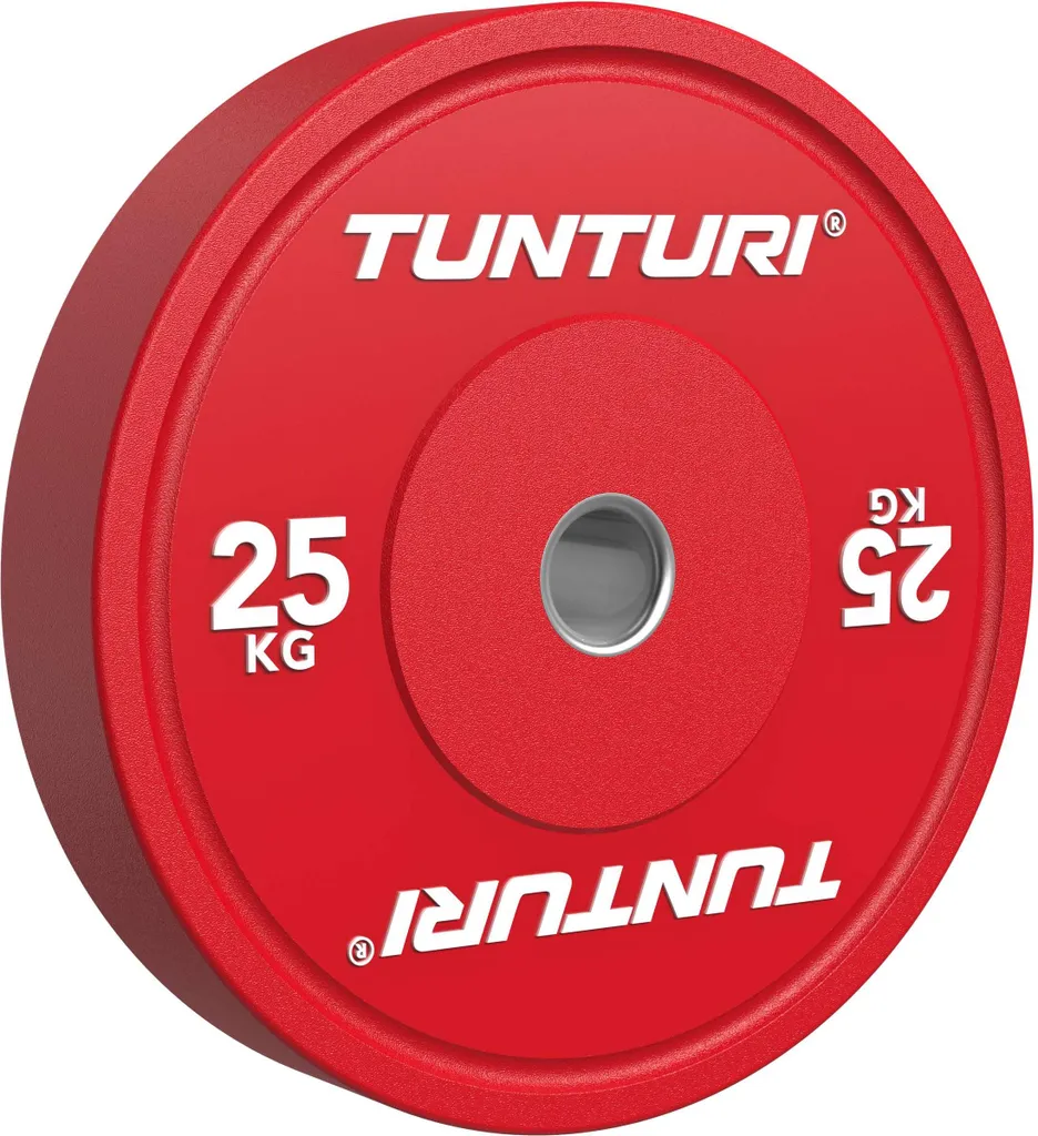 Poids olympique 25kg Tunturi Platinum pour drop et haltérophilie