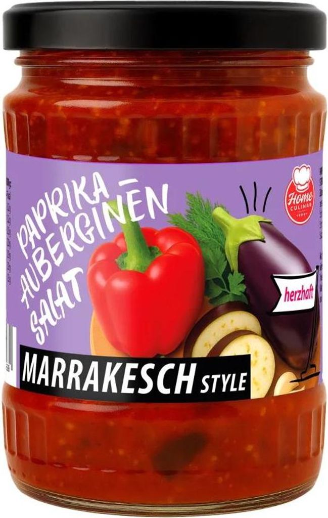 HomeCulinar Paprika-Auberginen Salat MARRAKESCH Style 530g Produktbild 
