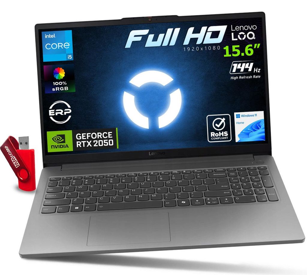 Lenovo LOQ 15IAX9E Intel Core i5 8GB 512GB SSD FHD IPS RTX Convenience Laptop