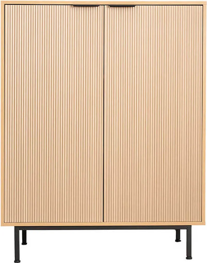 Buffet HOME DELUXE NYLA 115 x 90 cm - Commode de Salon Moderne Grise - 5