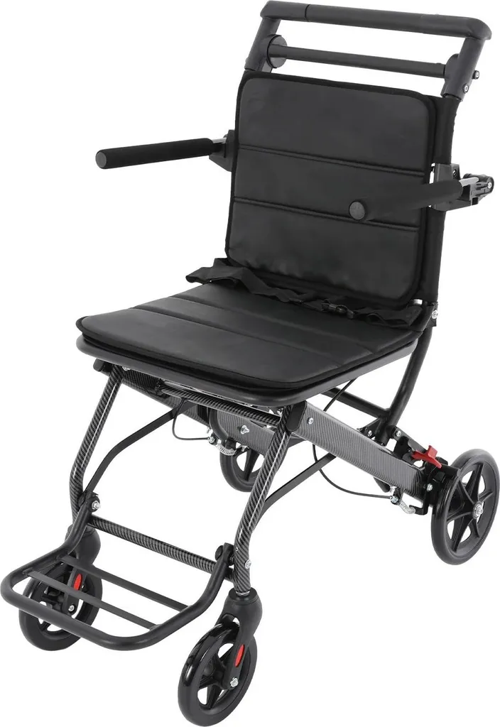 Fauteuil roulant de voyage pour vacances et sorties - Pliable et compact