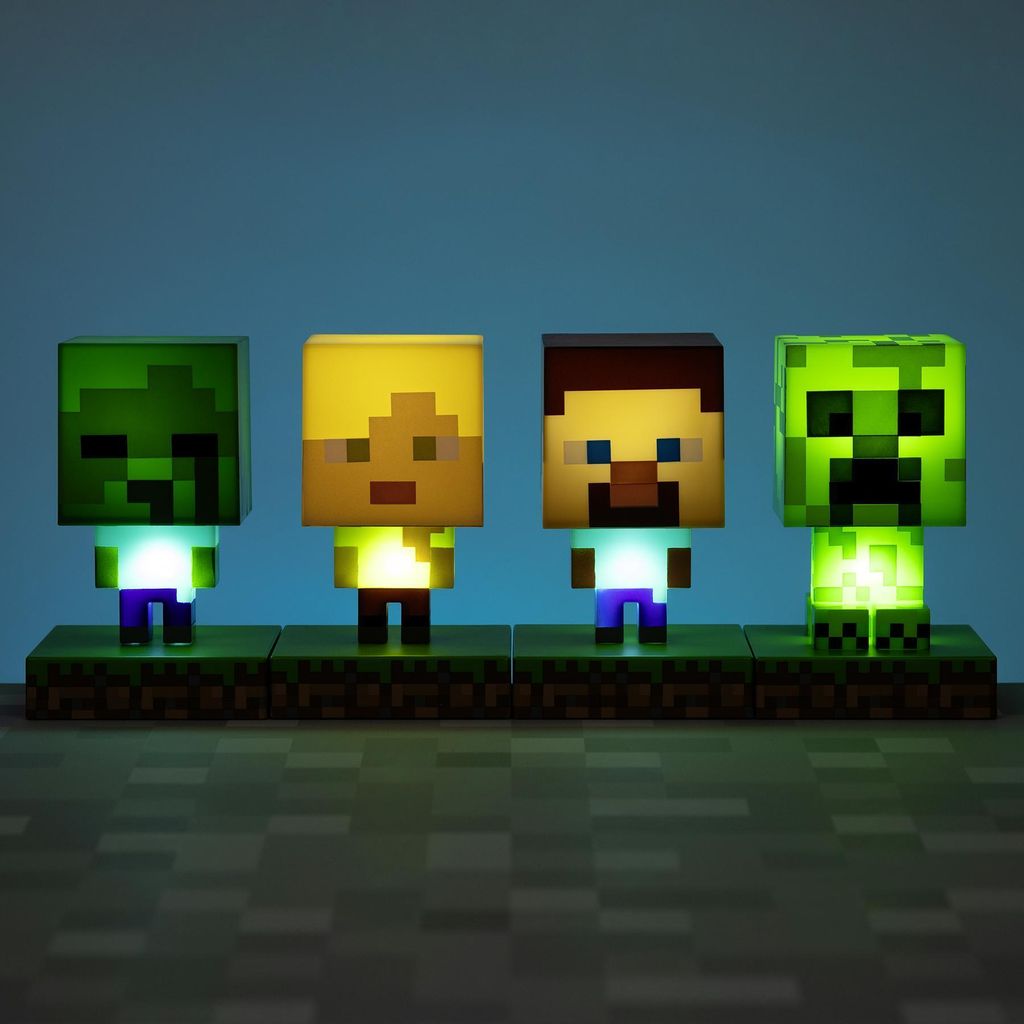 Zombie ikona lampy Minecraft Obrázok produktu 5