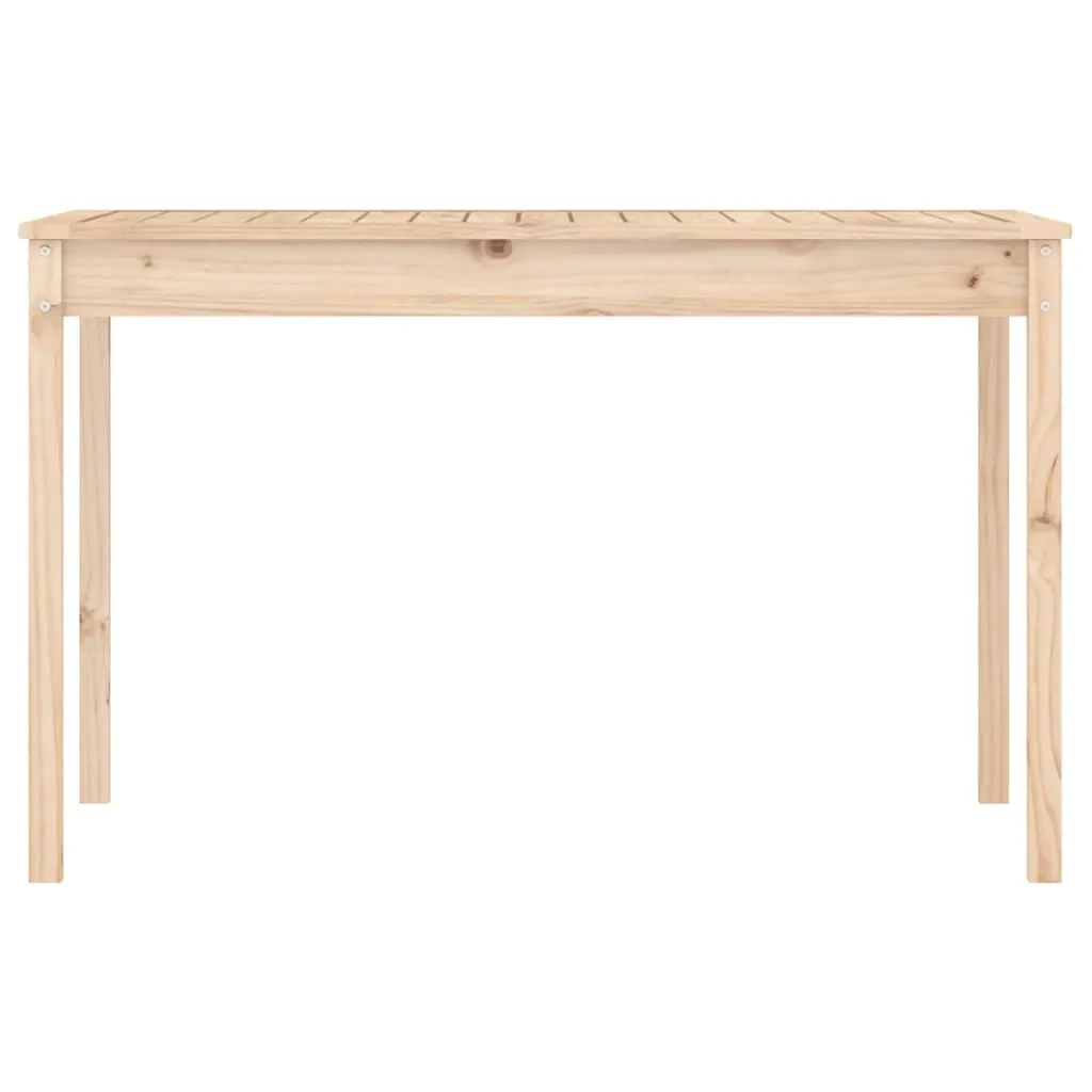 Tavolo da Giardino vidaXL 121x82,5x76 cm in Legno di Pino Massiccio - 6