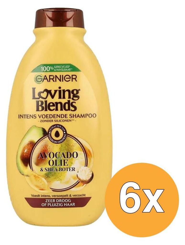 6x Garnier Loving Blends Shampoo mit Avocadoöl und Sheabutter (300 ml)