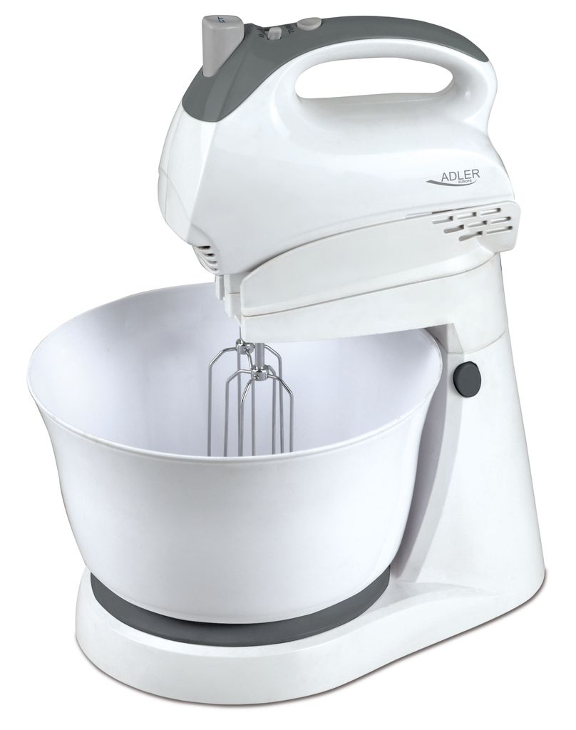 Adler Mixer mit Drehschüssel 3L, 5 Geschwindigkeiten, Turbo Produktbild 