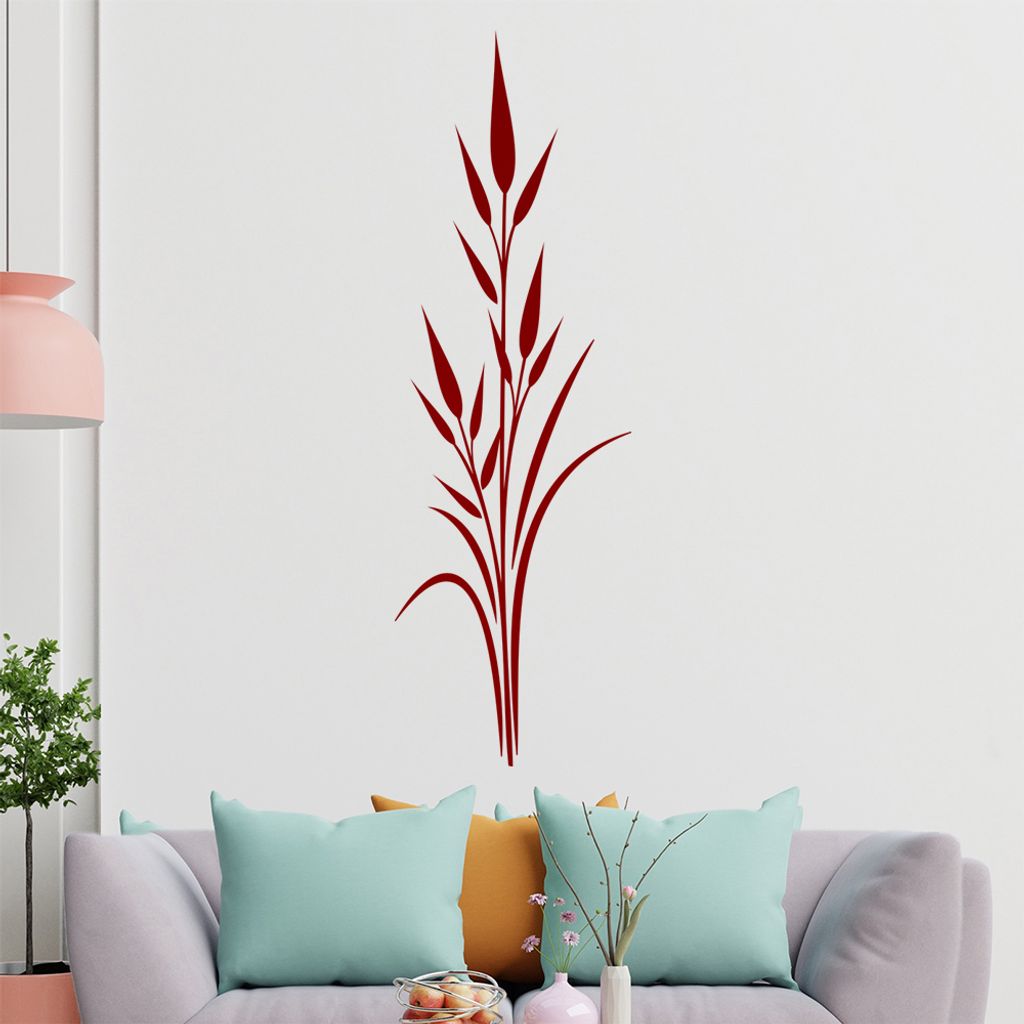 junges Getreide Wandtattoo in 6 Größen - Wandaufkleber Wall Sticker - Dekoration, Küche, Wohnzimmer, Schlafzimmer, Badezimmer