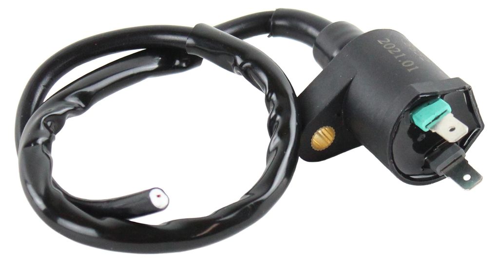 Zündspule mit Zündkabel 2 Pin von ELEC für Roller Scooter Produktbild 