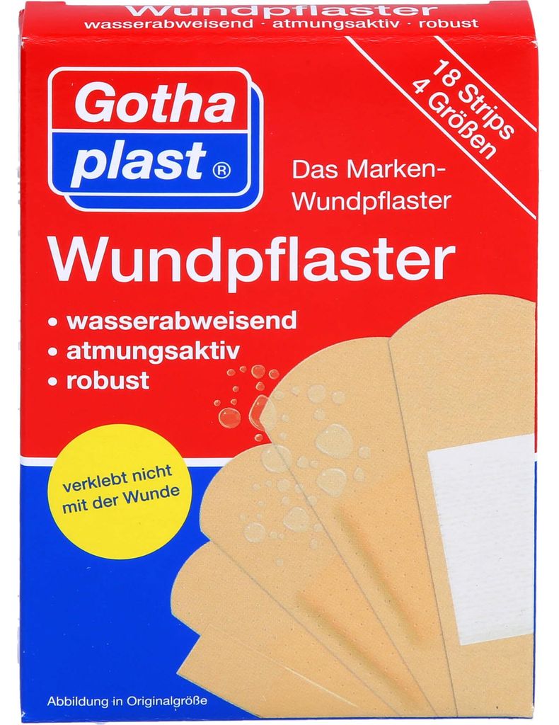 GOTHAPLAST WUNDPFLAST 4 GR, 18 St