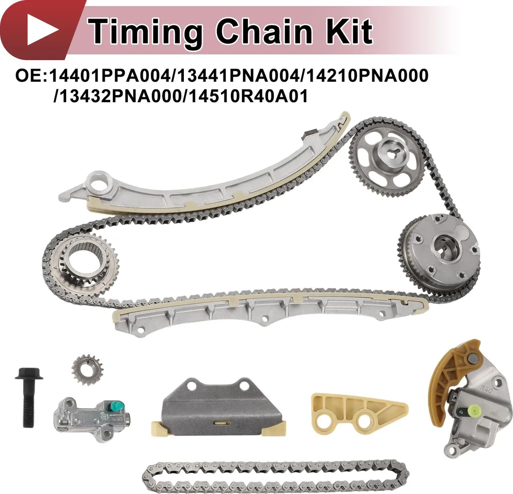 Kit Chaîne Distribution Anti-Bruit Moteur pour Honda CR-V 2.4L