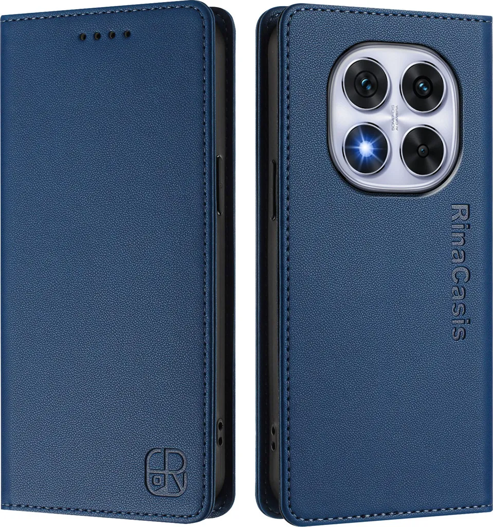 Custodia Portafoglio In Pelle Per Xiaomi Redmi Note 14 Pro/Note 14 Pro Plus, Antiurto Con Slot E Magnete