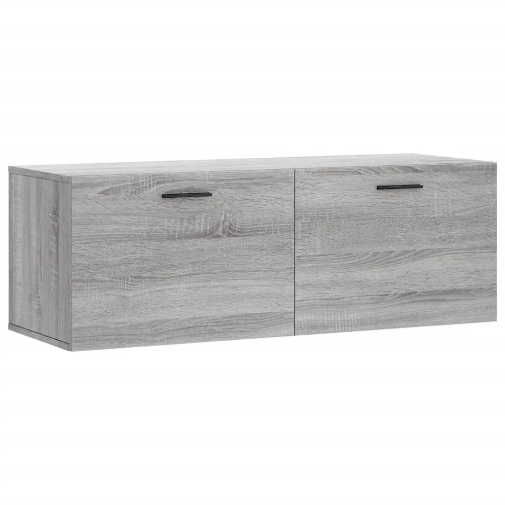 vidaXL Armadio a Muro Grigio Sonoma 100x36,5x35 cm - Mobile Sospeso Moderno