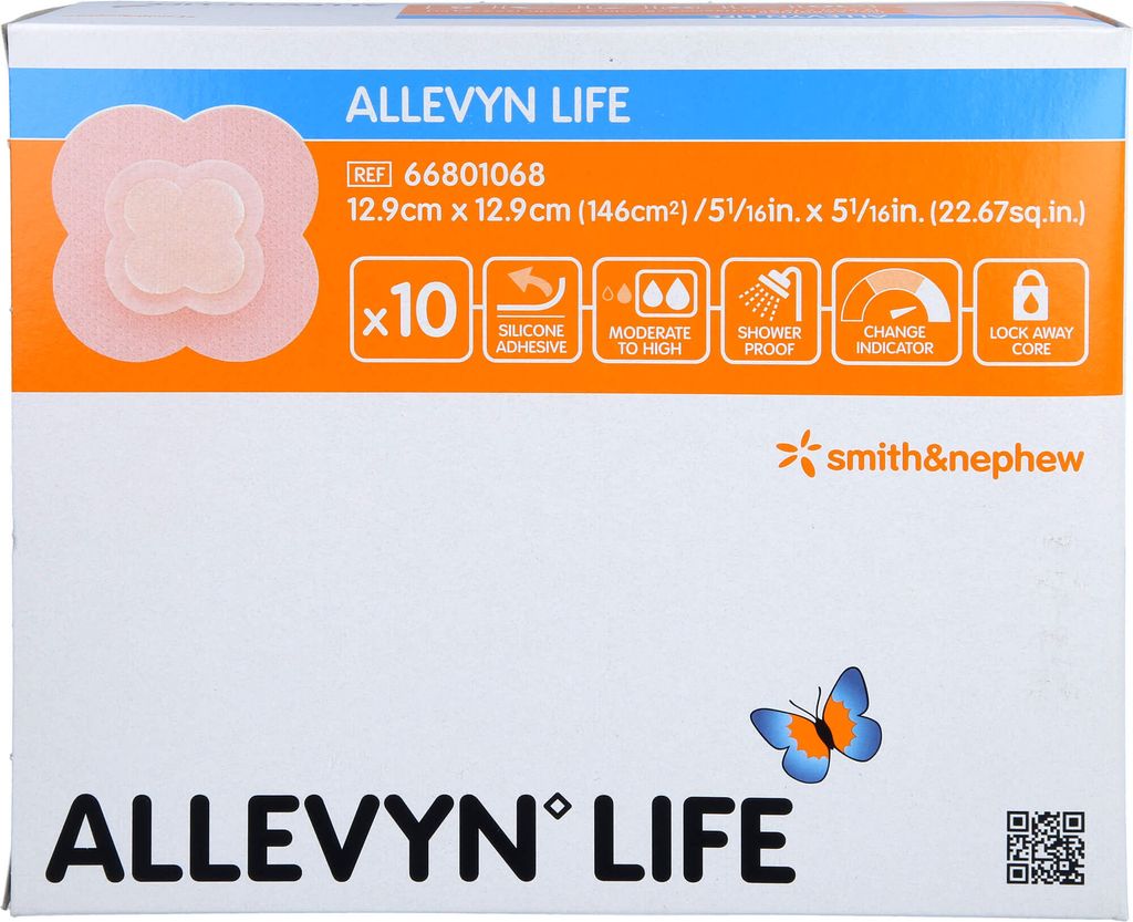 ALLEVYN LIFE 12,9x12,9cm, 10 St VER Produktbild 