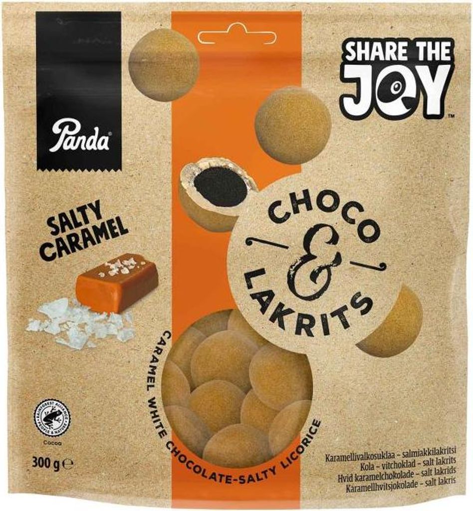 Panda Choco & Lakrits Salty Caramel 300g Produktbild 