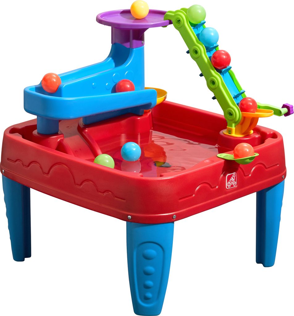 STEP2 Discovery Ball Wasserspieltisch mit Bällen | Wassertisch mit 13-teiligem Zubehörset | Garten Wasser Spieltisch für Kinder oder Indoor Bäl...