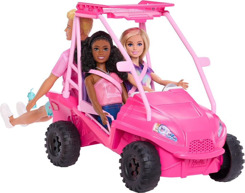 Barbie Beach Buggy con accessori, adatto a 4 bambole Immagine del prodotto 