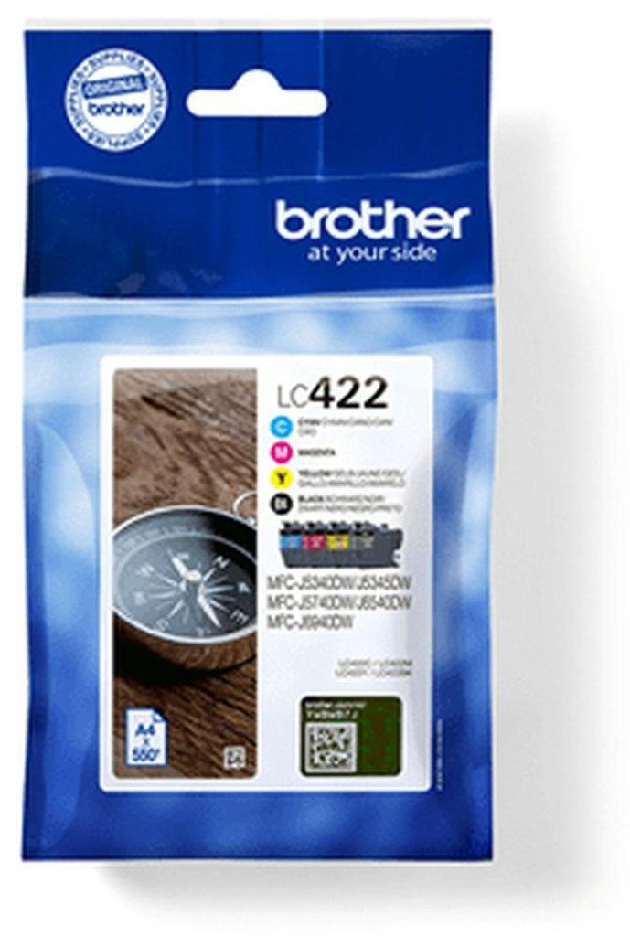 Brother Original LC-422VAL Tintenpatronen Value Pack für Produktbild 