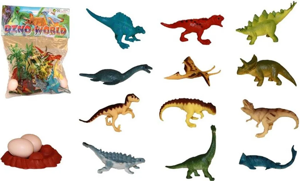 Jouet Dinosaure 17 Pièces pour Enfant : Kit Complet avec Sac Nomade