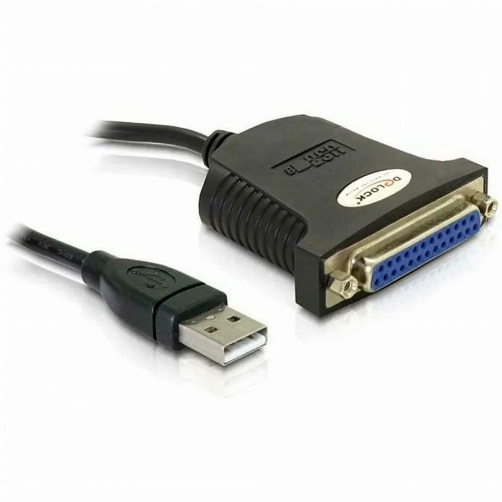 Adattatore Professionale Delock 61330 USB 1.1 a Parallela DB25 0.8m