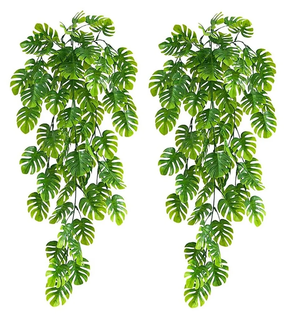 Plante Suspendue Artificielle Monstera 70 cm : Verdure Sans Entretien
