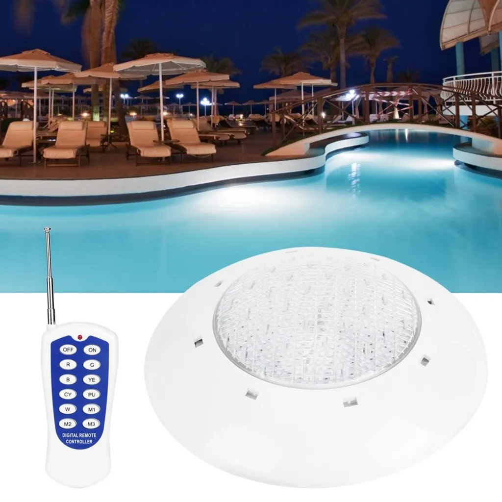 Projecteur LED piscine 45W couleur variable avec commande à distance