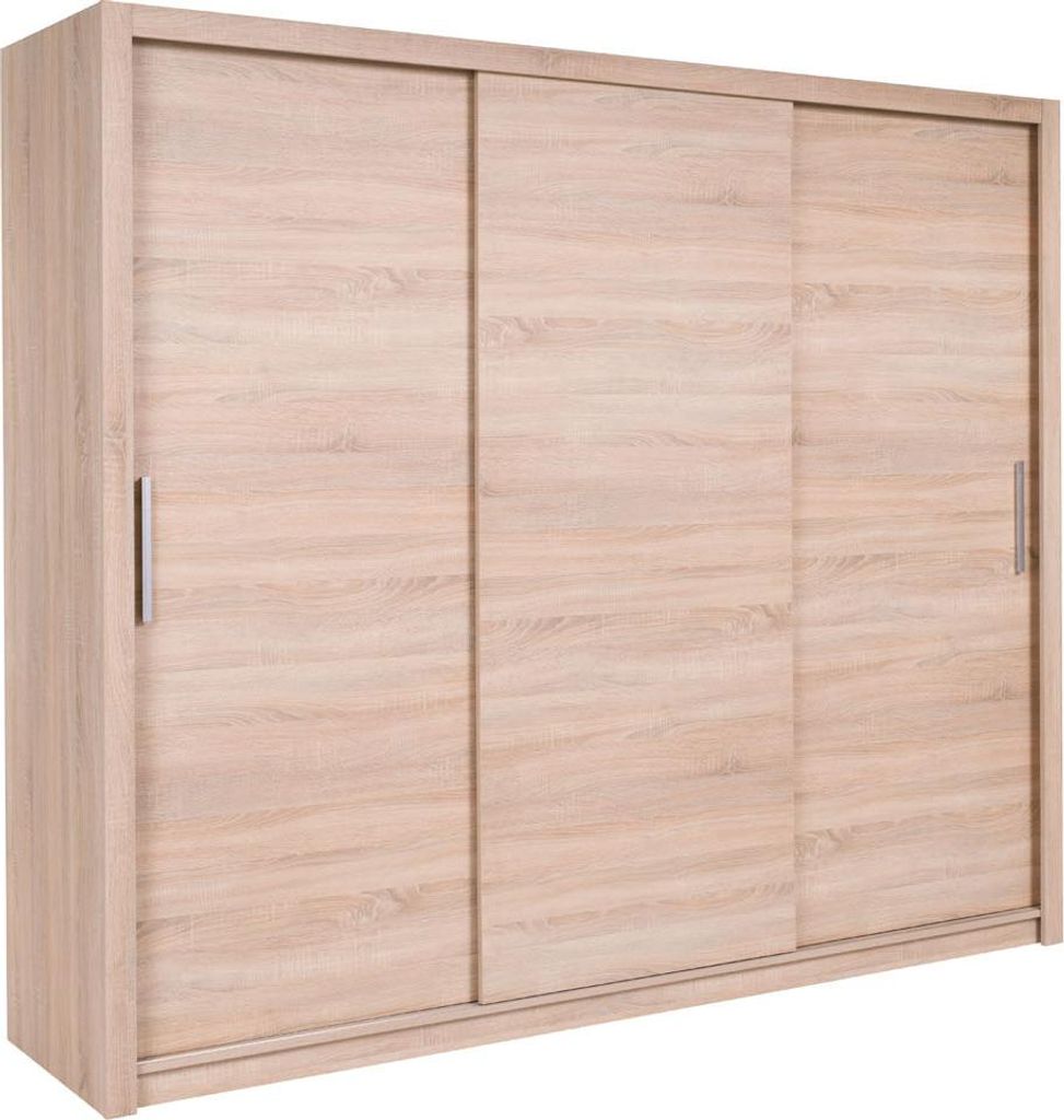 Kleiderschrank 250 cm mit Schiebetüren COKATO 4 – Sonoma-Eiche