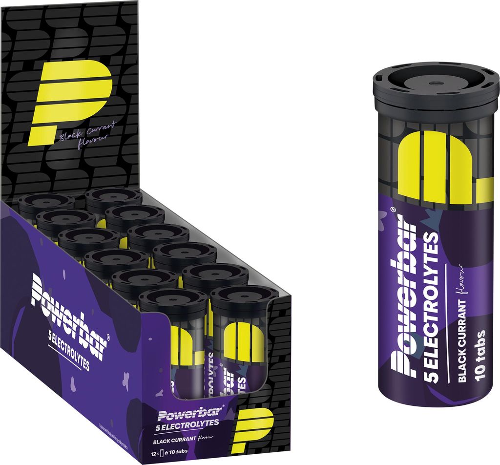 POWERBAR 5 Electrolytes Schwarze Johannisbeere Brausetabletten 120 Stück