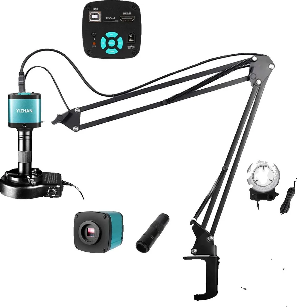 Microscope numérique 48 MP Full HD avec zoom optique 150x ajustable
