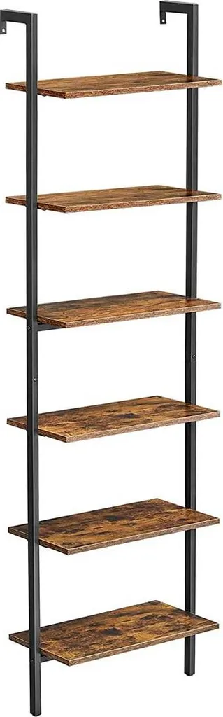 Étagère Échelle de Salon pour Rangement Livres et Déco 6 Niveaux