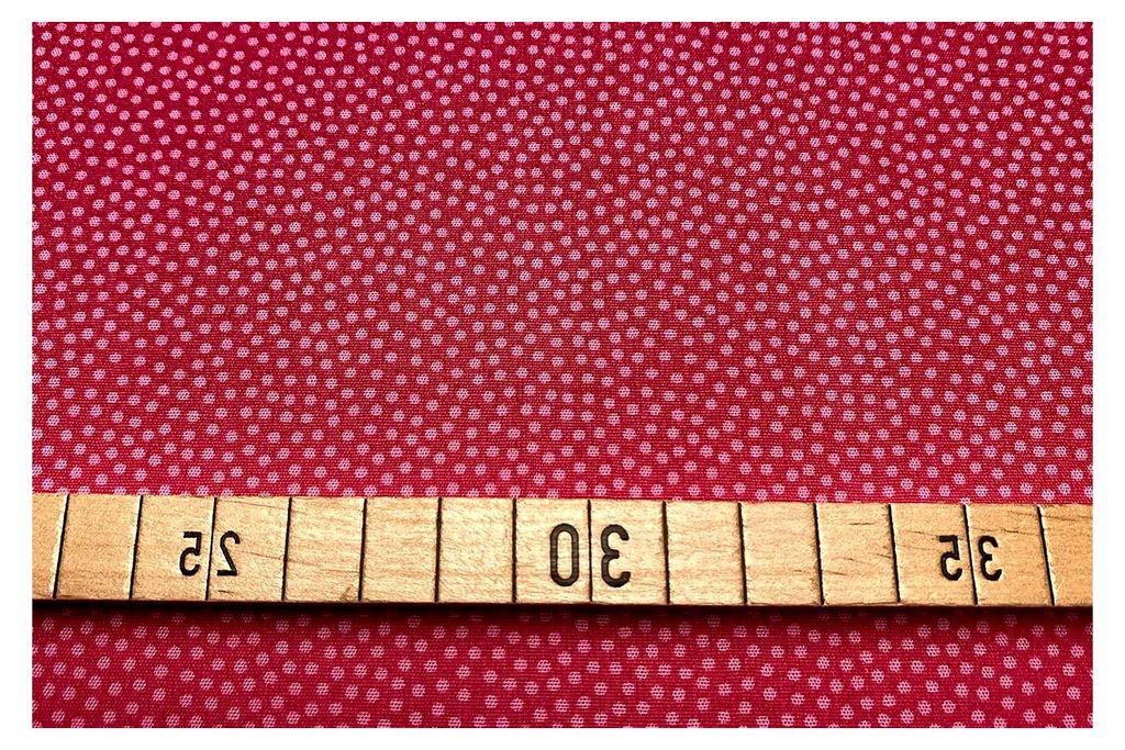 Baumwollwe - unregelmäßige Punkte - pink - 11,00 EUR/m - 100% Baumwolle