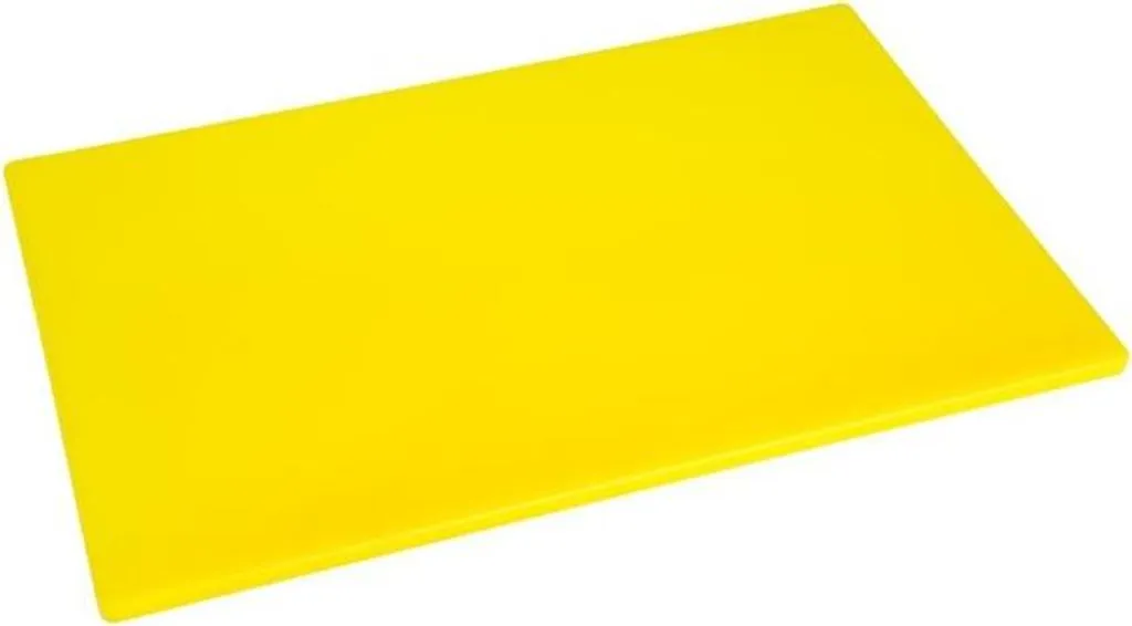 Tagliere Hygiplas LDPE Giallo 45x30x1cm | Qualità Professionale HACCP