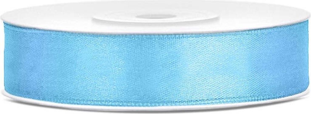 Satinband 12 mm, blau Produktbild 
