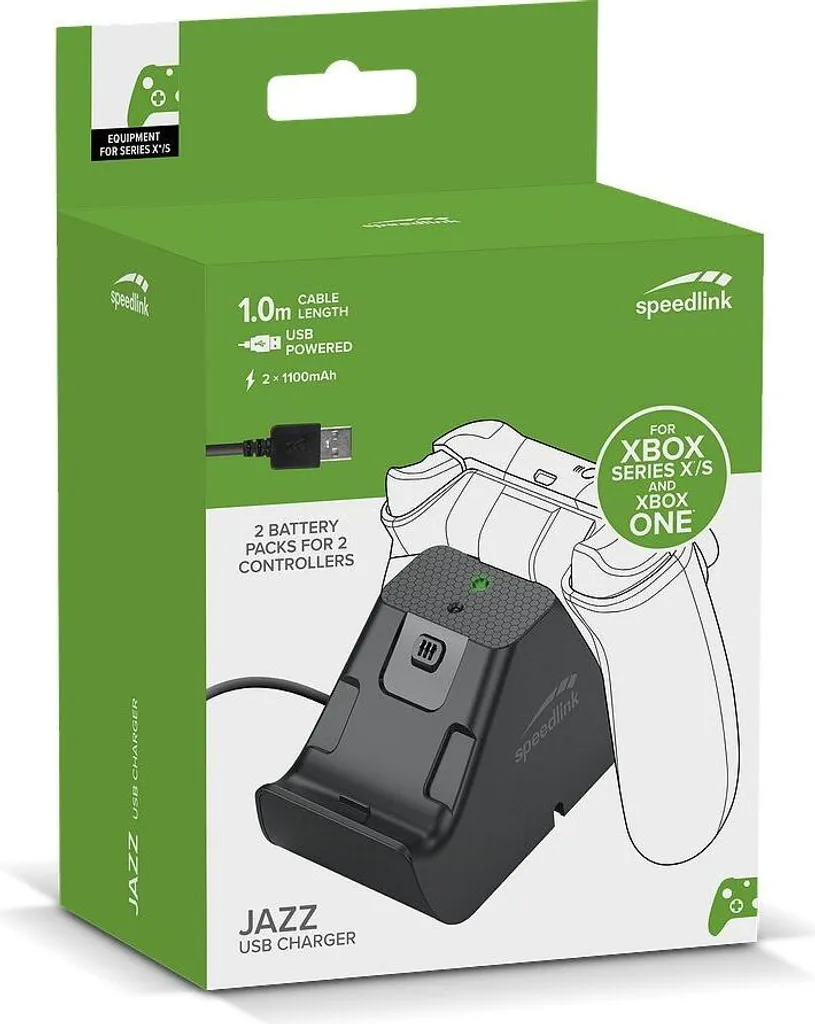 Chargeur Double pour Manette PS4 SPEEDLINK JAZZ Noir avec Câble USB - 9
