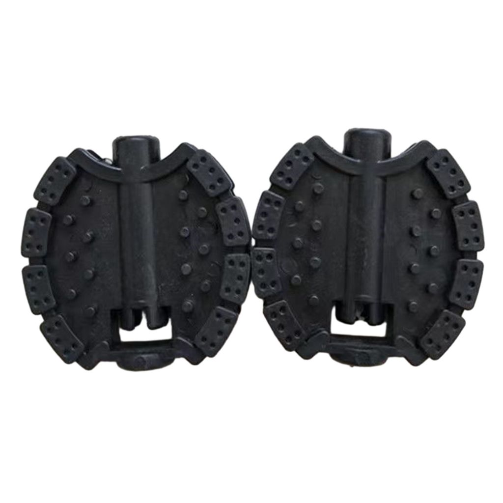 1 paar Kinder Fahrrad Ersatz Pedal Kind Dreirad Nicht-slip Pedal Baby Kinderwagen Bunte Kunststoff Pedal Fahrrad Zubehör-Schwarz