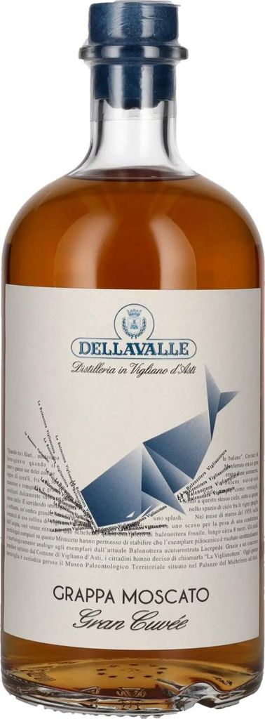 Dellavalle GRAPPA MOSCATO Gran Cuvèe 42% Vol. 0,7l Produktbild 