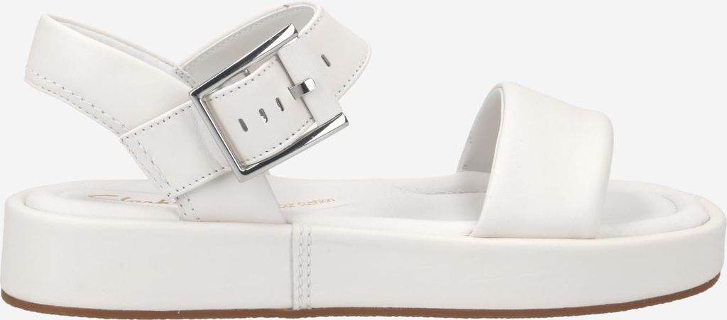 Clarks Alda Strap 26176258 4, Sandaletten in Weiß für Damen, Größe 37,5